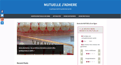 Desktop Screenshot of mutuelle-jadhere.fr